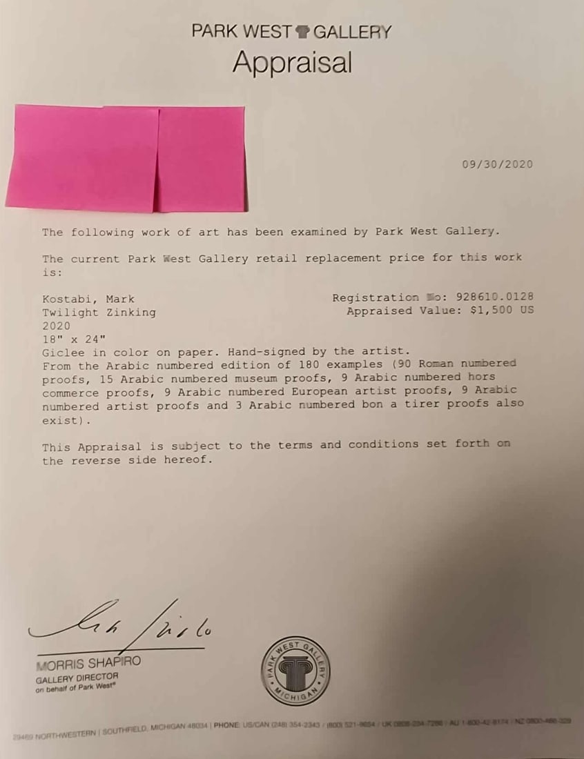 Mark Kostabi Twilight Zinking - 3