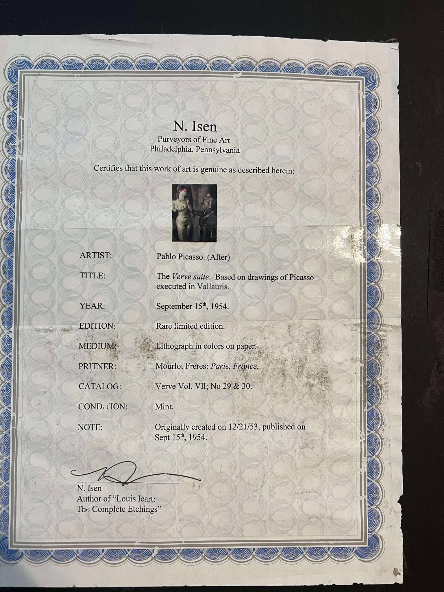 Pablo Picasso The Verse suite - 3