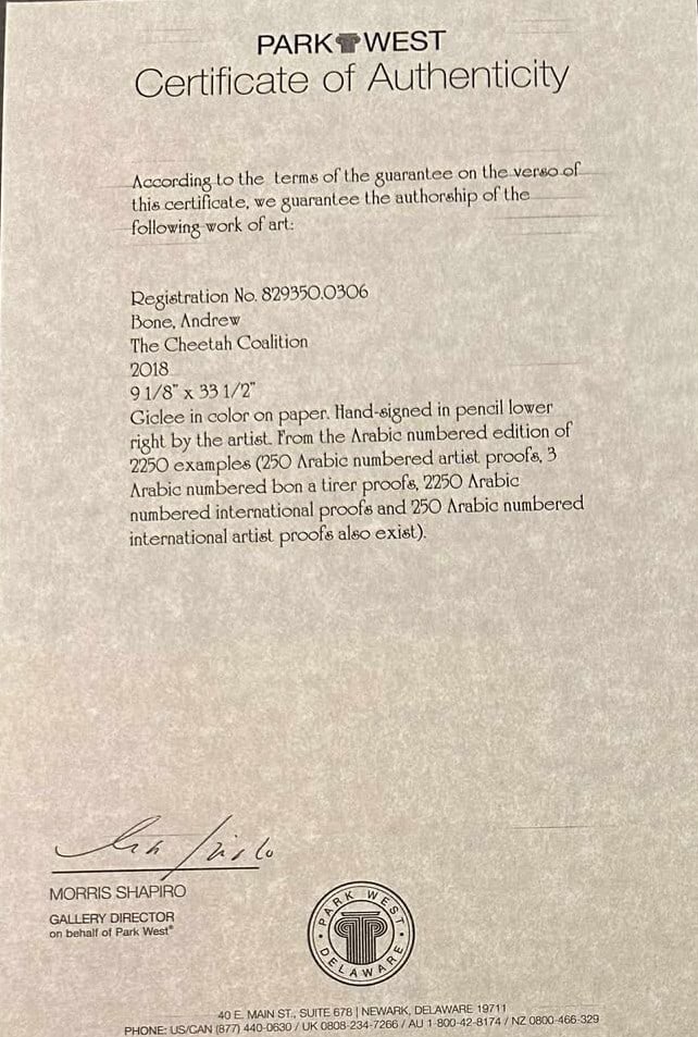 Andrew Bone The Cheetah Coalition - 2