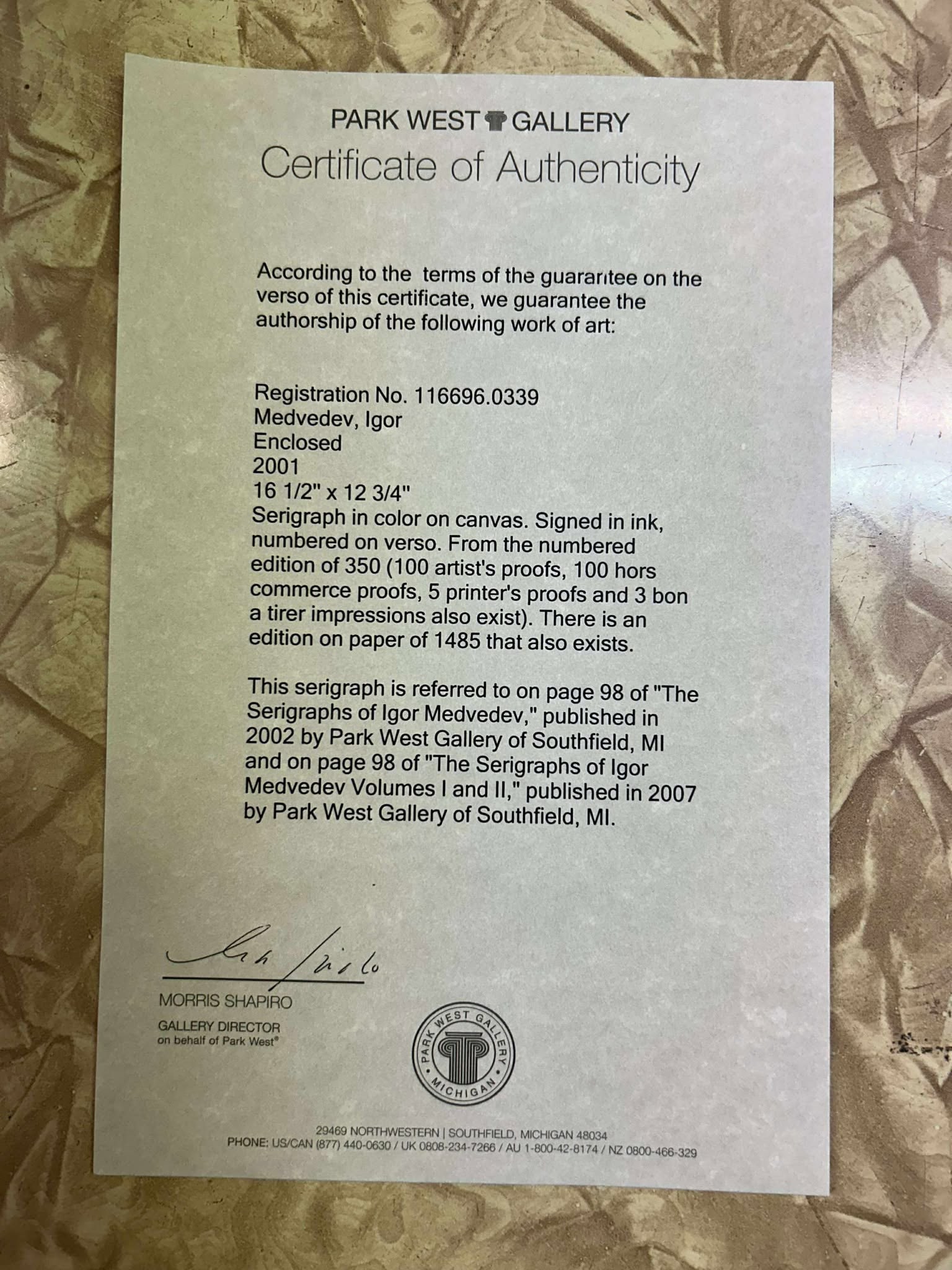 Igor Medvedev Enclosed - 2