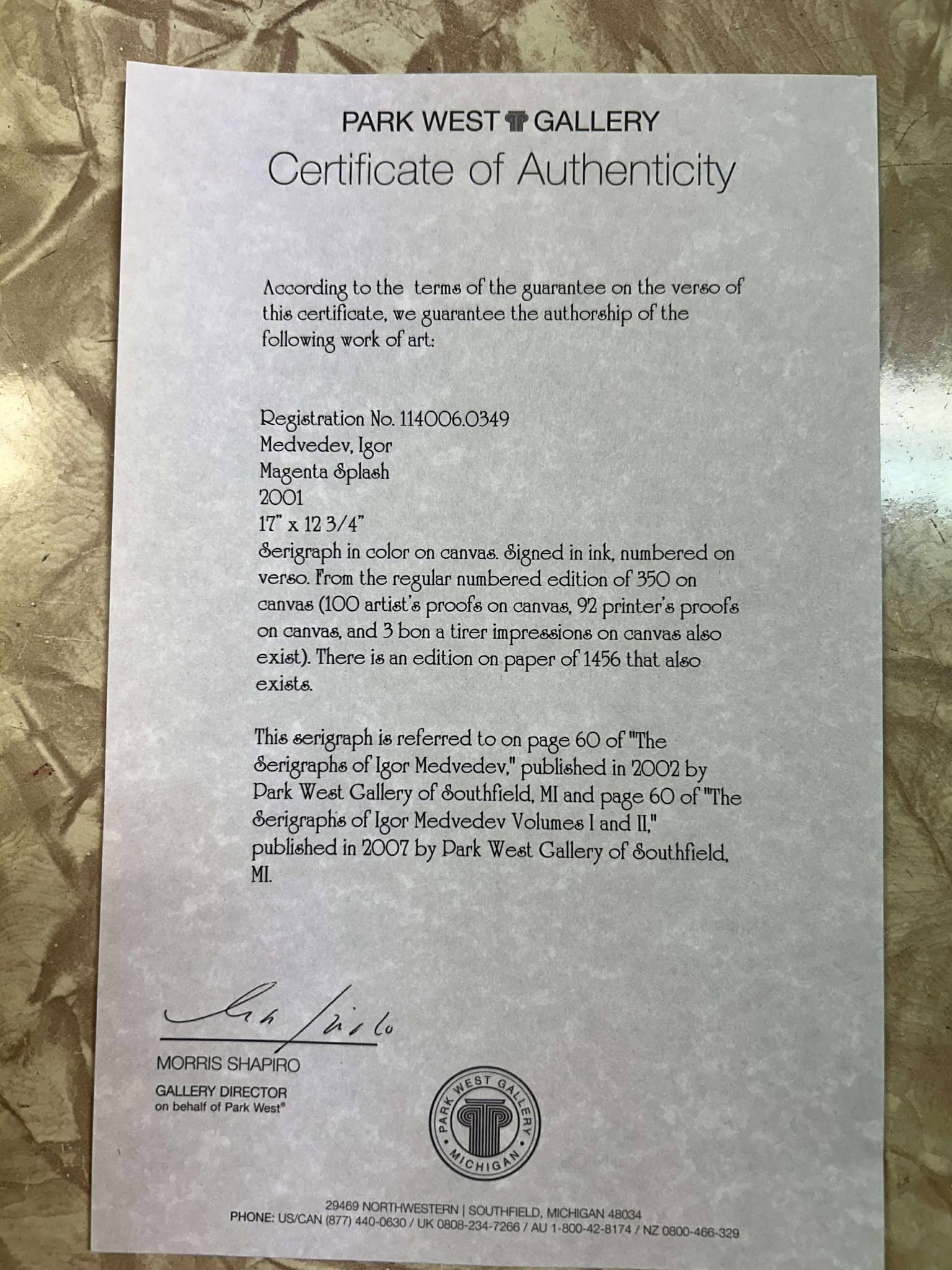 Igor Medvedev Magenta Splash - 2