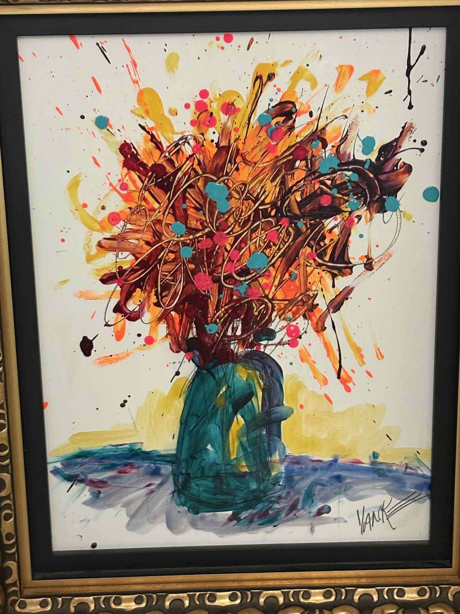 Tim Yanke Jar with Emotions: Tim Yanke "Jar with Emotions (011916.01) 2016 16" x 12" image size Mixed media with pigment, charcoal, pastels and ink on clayboard. Signed in ink lower right by the artist. Signed and titles on the