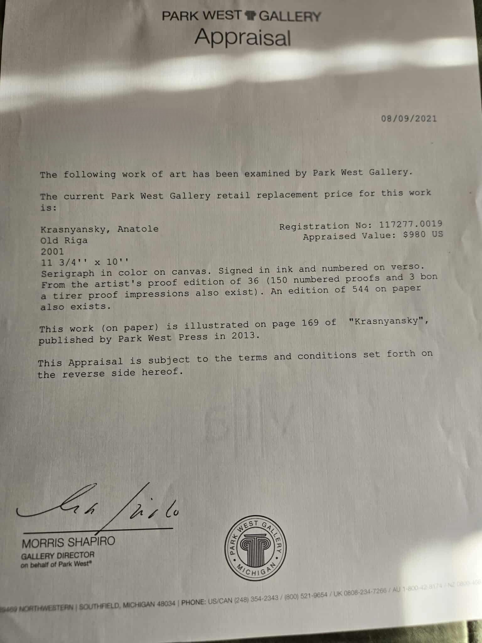 Anatole Krasnyansky Old Riga - 3