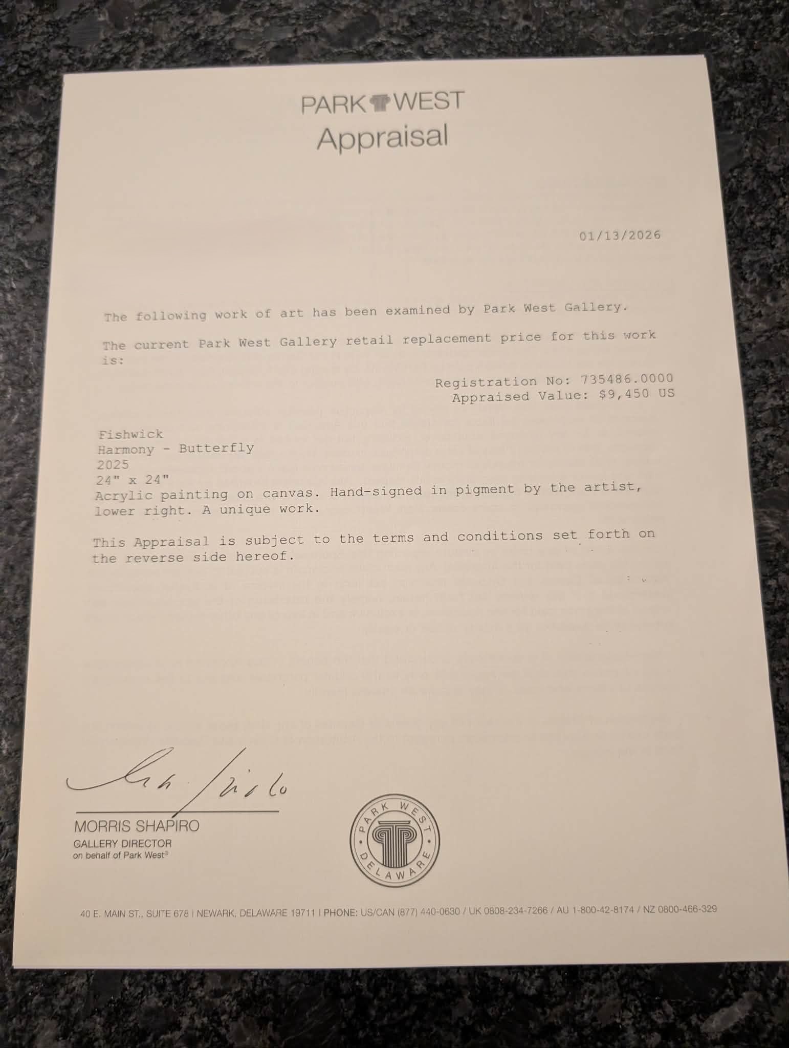 Fishwick Harmony Butterfly - 3