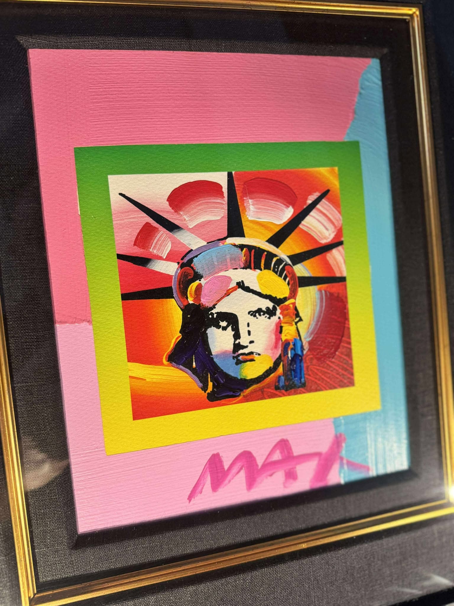 Peter Max Liberty Head II on Blends - 3