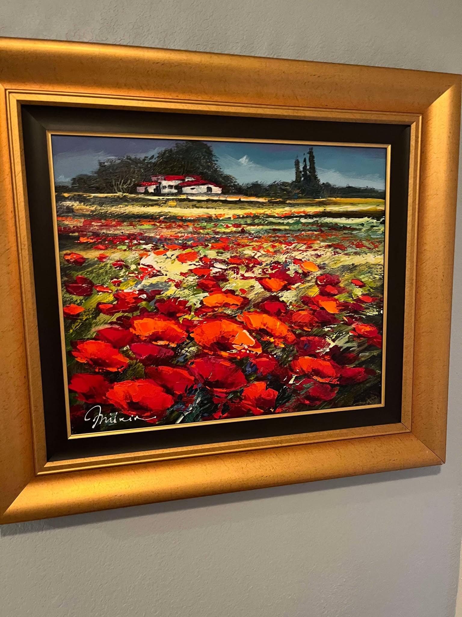 Michael Milkin Dont Rush Unique: Michael Milkin "Dont Rush" 2015 20" x 24" image size Oil painting on canvas. Hand-signed in pigment lower left by the artist. A Unique work. Gallery framed, COA, Appraisal. KHG