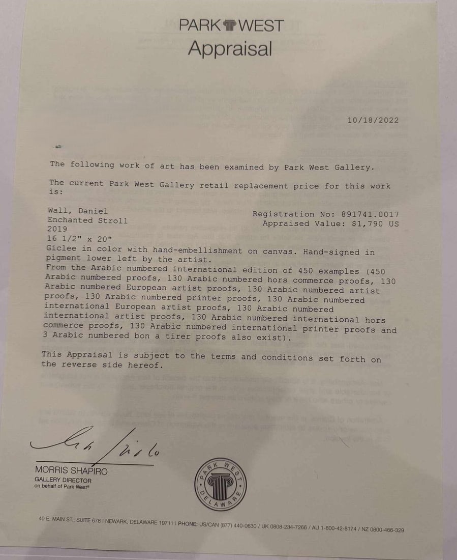 Daniel Wall Enchanted Stroll - 3