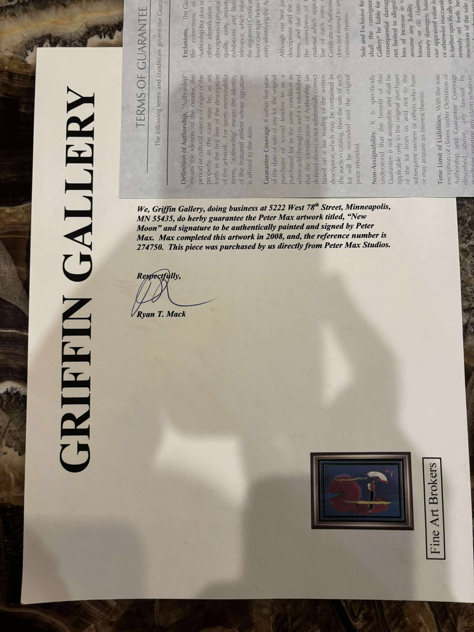 Peter Max New Moon - 2