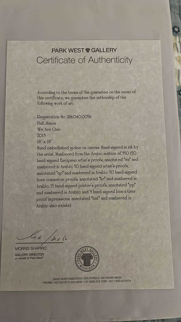 Simon Bull We Are One - 2