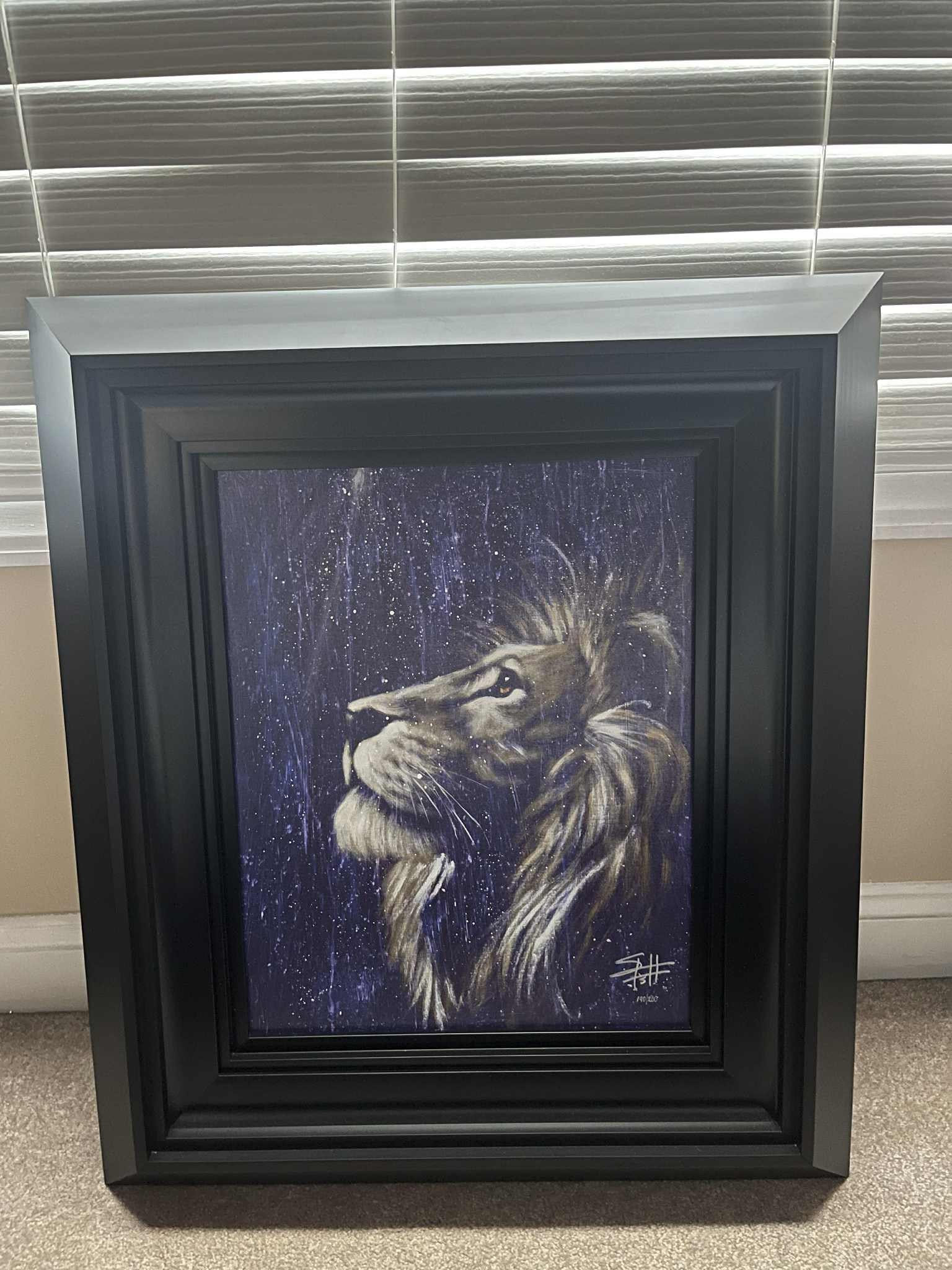 Fishwick Behold: Fishwick "Behold" 2023 19 1/4" 15 1/4" image size giclee in color with hand-embellishment on canvas. Hand-signed by the artist. Gallery framed, COA, Appraisal. JG