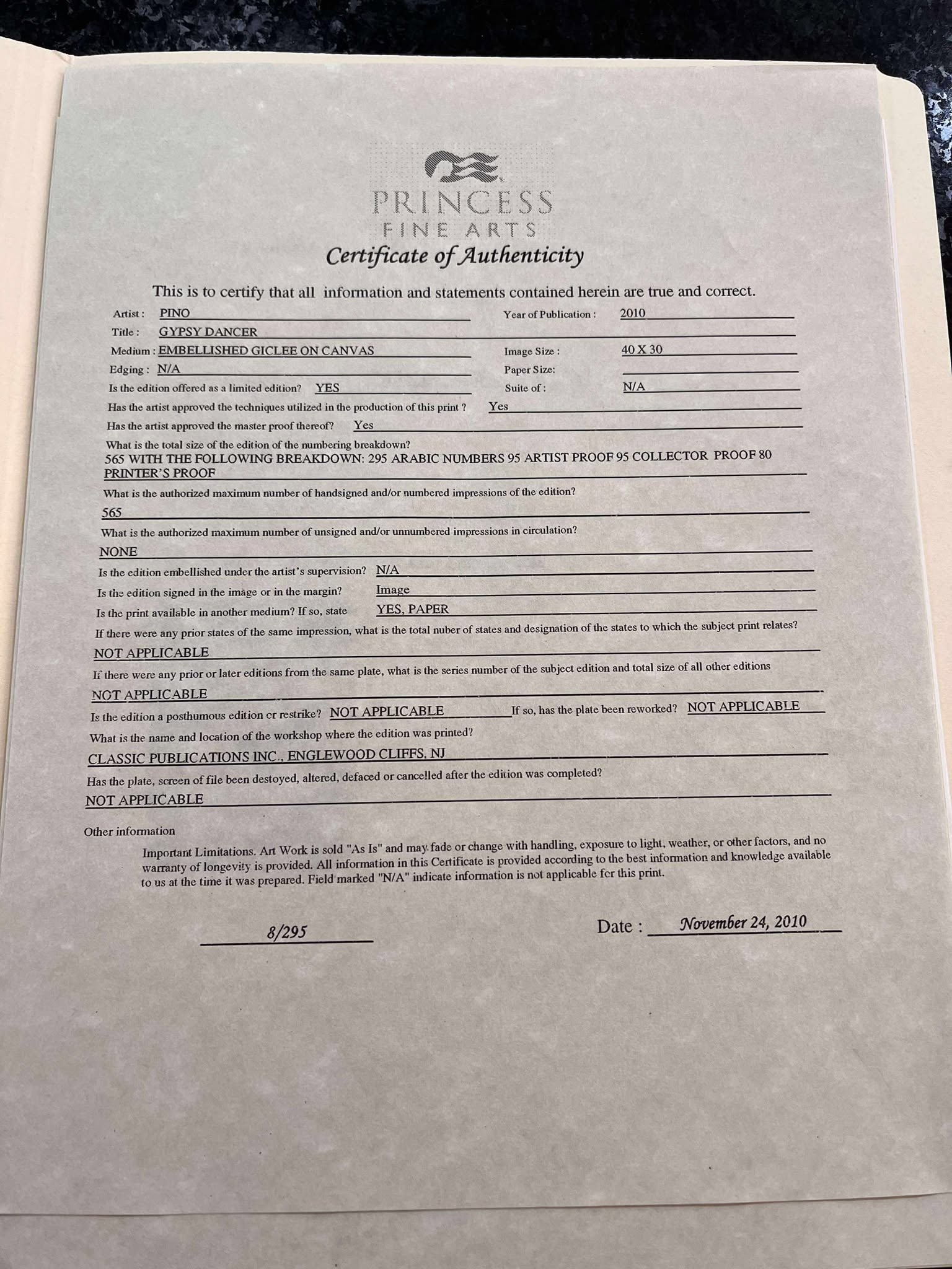 Pino Gypsy Dancer - 4