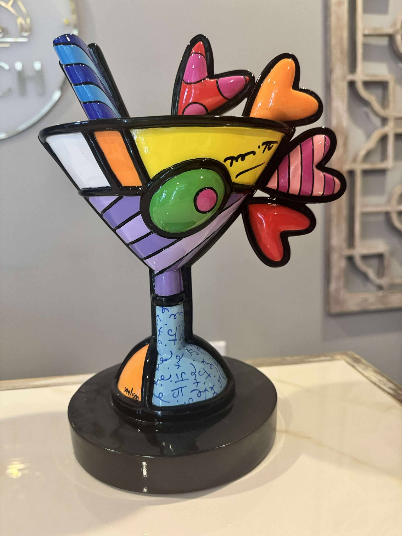 Romero Britto Party Time Sculpture (1 of 4)