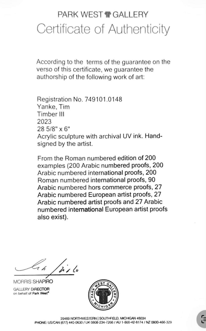 Tim Yanke Timber III - 4