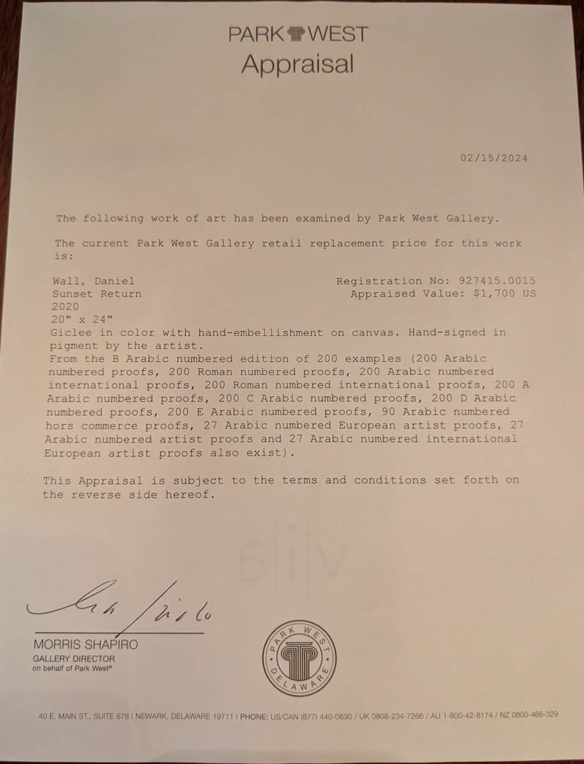 Daniel Wall Sunset Return - 3