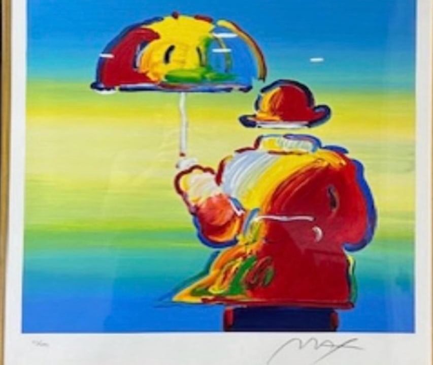 Peter Max Umbrella Man - 2