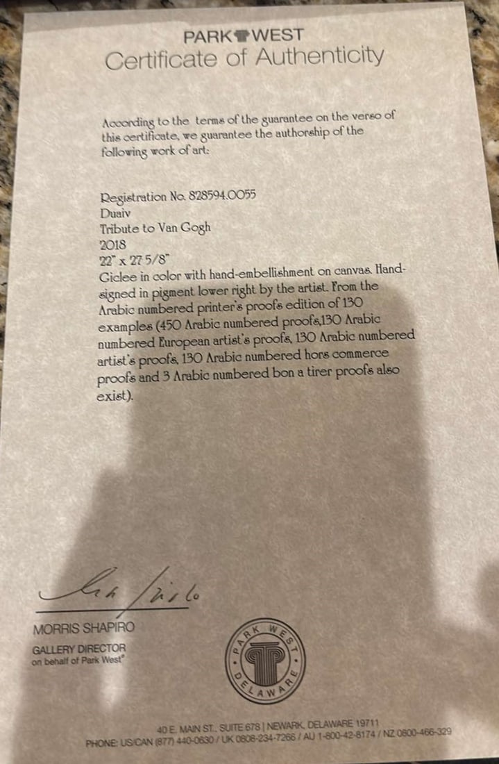 Tribute to Van Gogh - 4