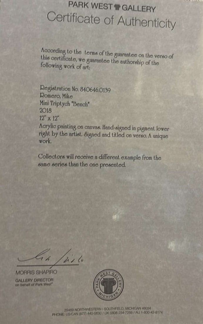 Mini Triptych Bench - 3