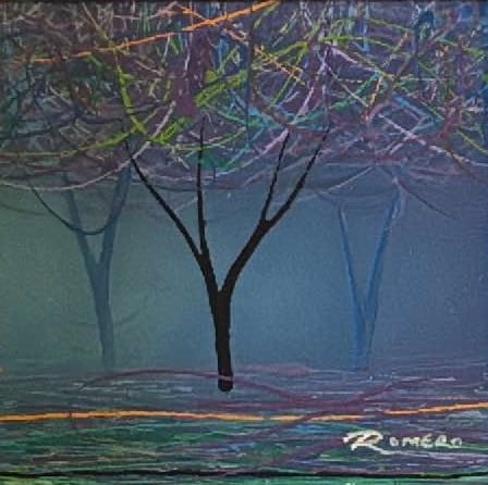 Mini Triptych Tree - 2