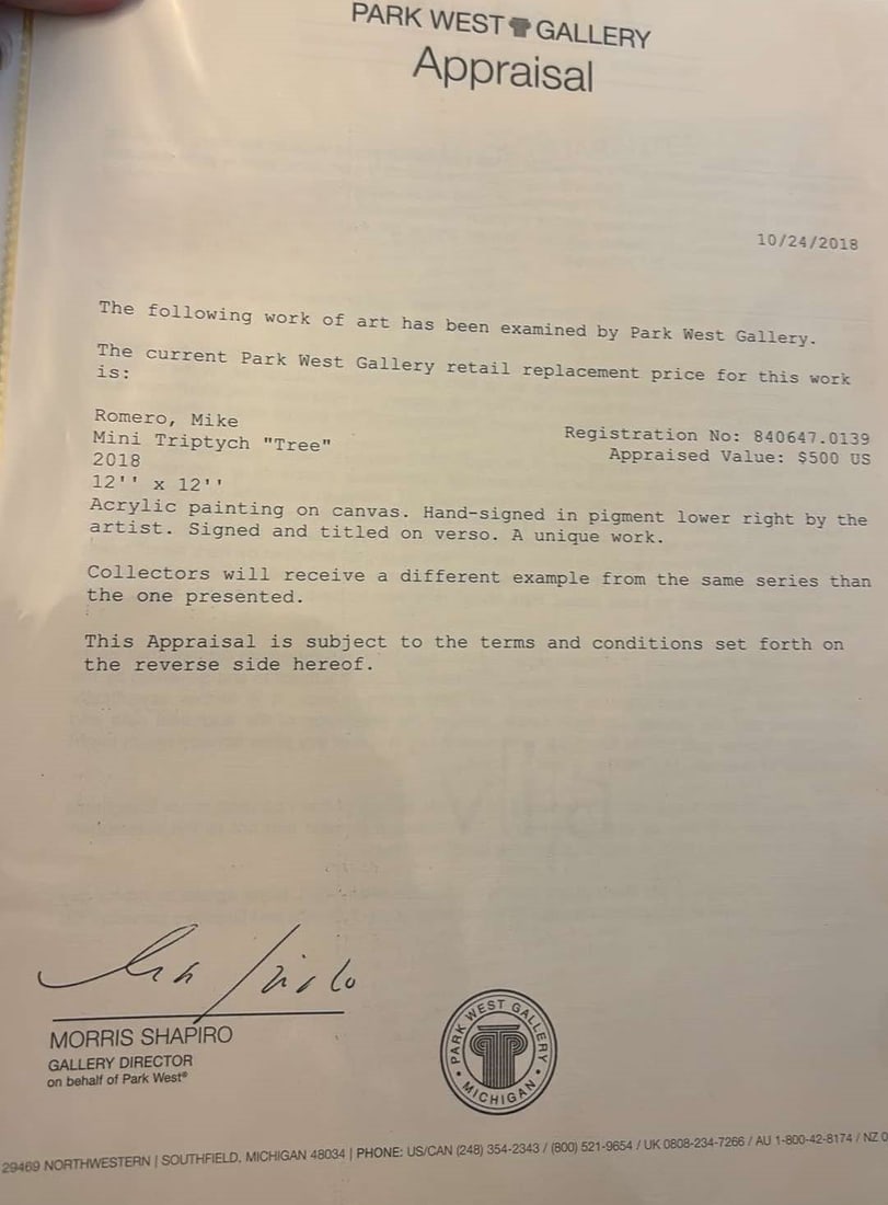 Mini Triptych Tree - 4