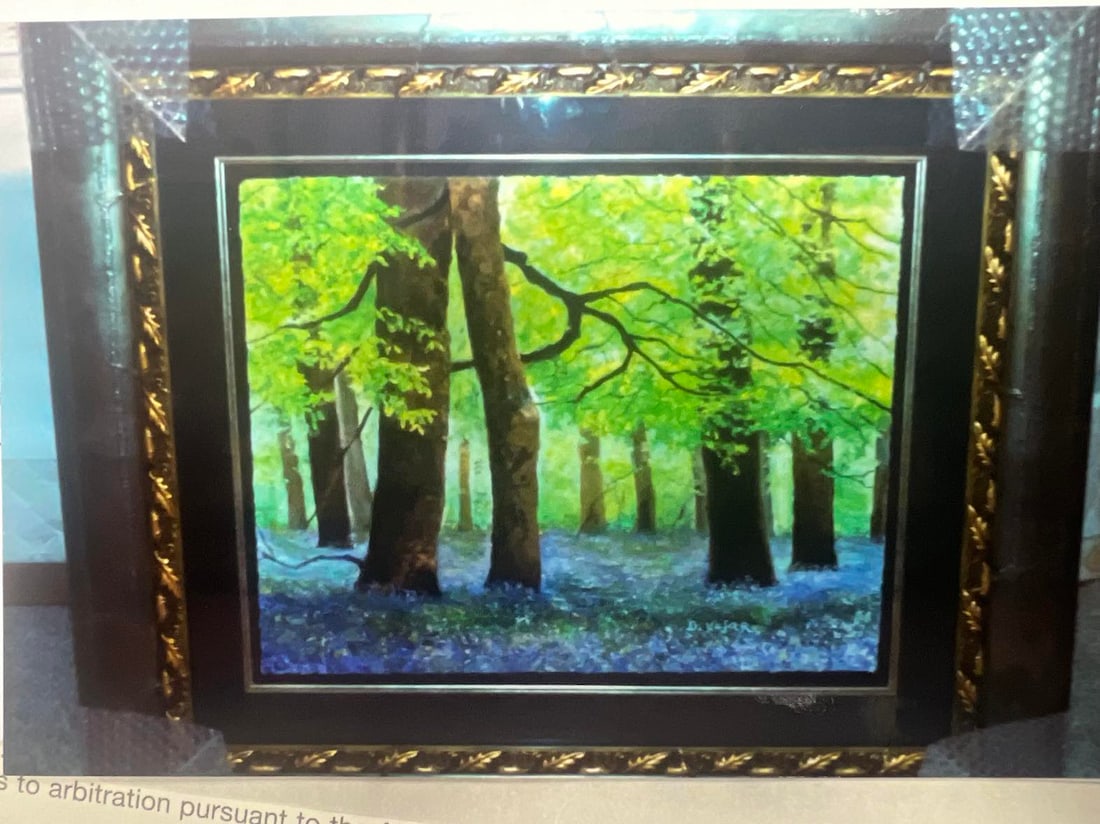 Clear October Sky: David Najar "Clear October Sky" 2013 16"x20" Image size Giclee on paper. Hand-signed by the artist. Gallery framed Apprasial