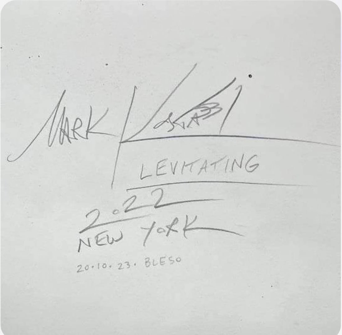 Mark Kostabi "Levitating" - 2