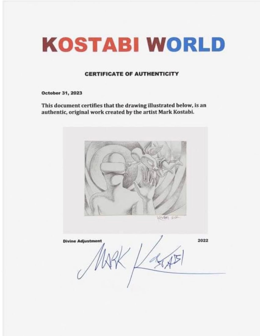 Mark Kostabi "Diving Adjustment" - 3