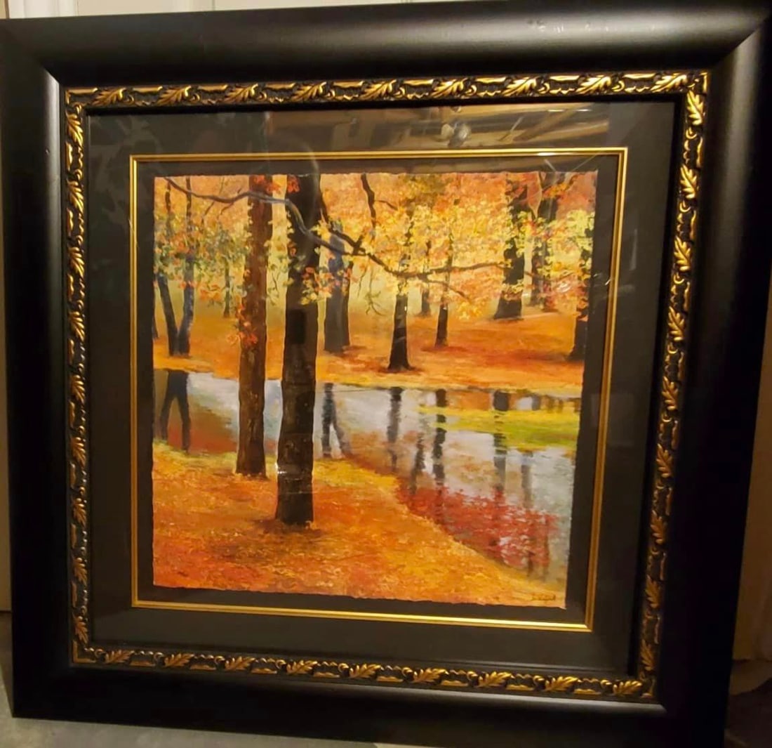 Changes: David Najar "Changes" 2013 18" x 17 3/4" image size Giclee on paper. Hand-signed by the artist. LE 450 Gallery framed COA