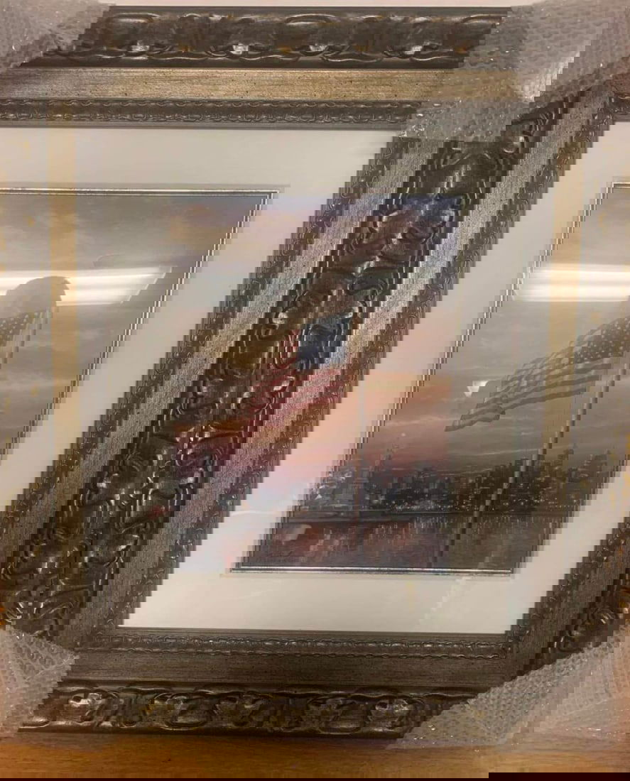 Thomas Kinkade"Light of Freedom": Thomas Kinkade ,"Light of Freedom" Offset lithograph in color on premium paper, signed with the artist's DNA matrix signature authentication system and numbered 16" x 12" image size 2001 Gallery