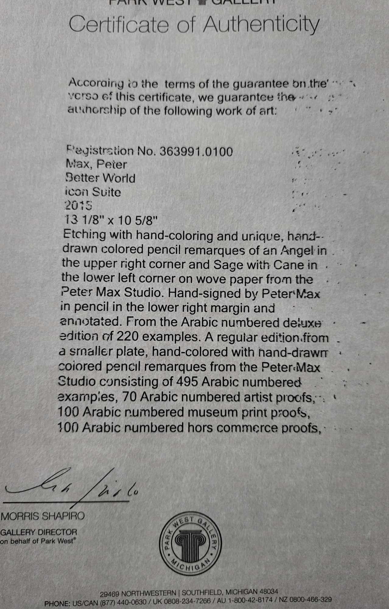 Peter Max "Better World" Icon Suite - 4