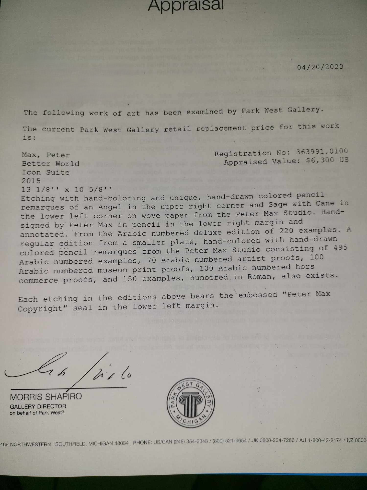 Peter Max "Better World" Icon Suite - 5