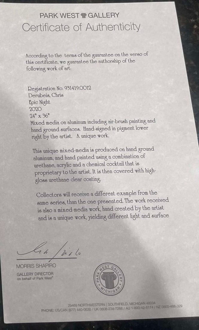 Chris Derubeis "Epic Night" - 2