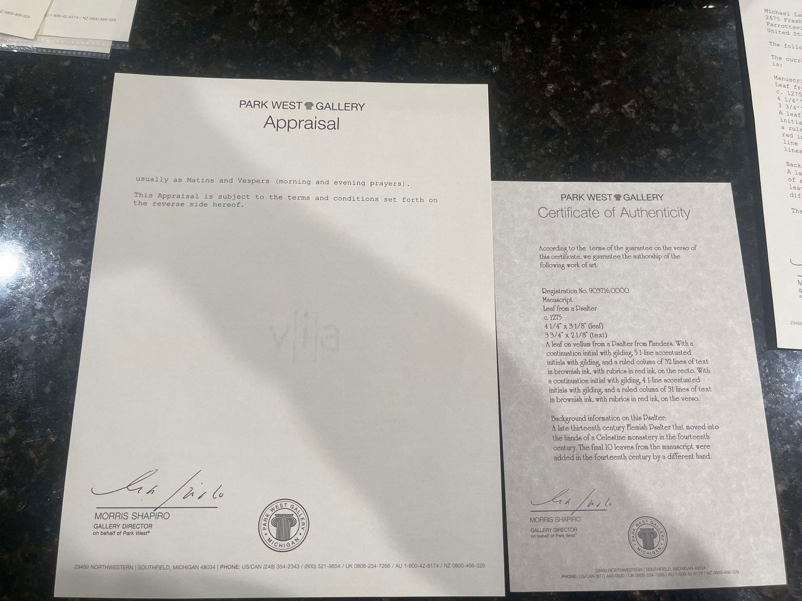 Manuscript Leaf from a Psalter - 5