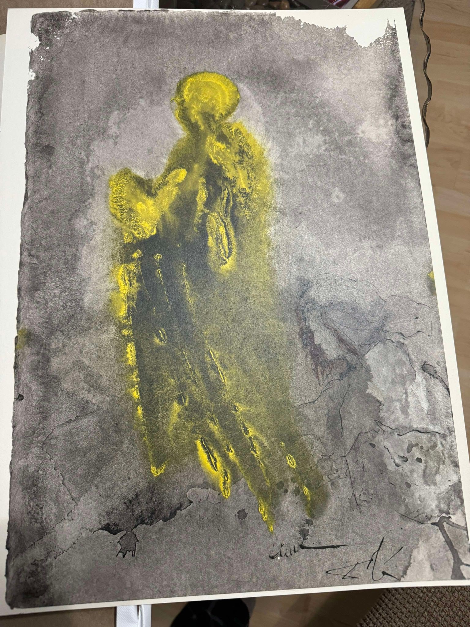 Salvador Dali "The Golden Mantle": Salvador Dali "The Golden Mantle" Print