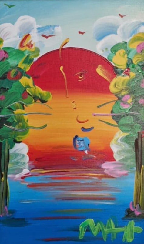 Peter Max "Better World Ver IX #275" - 2