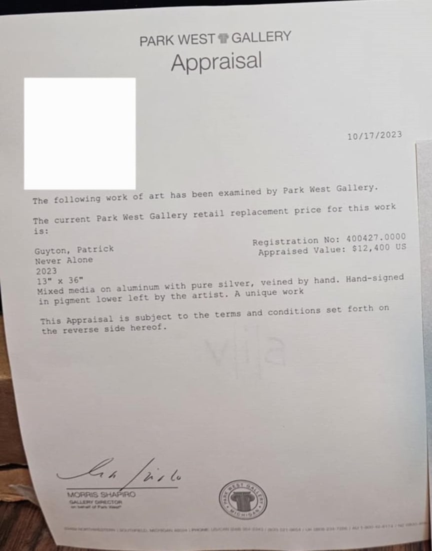 Patrick Guyton "Never Alone" Unique - 4