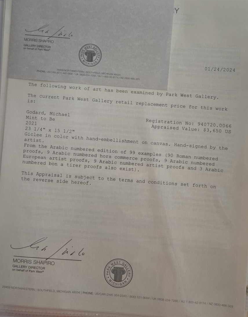 Michael Godard "Mint to Be" - 3