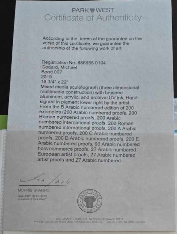 Michael Godard "Bond 007" - 2