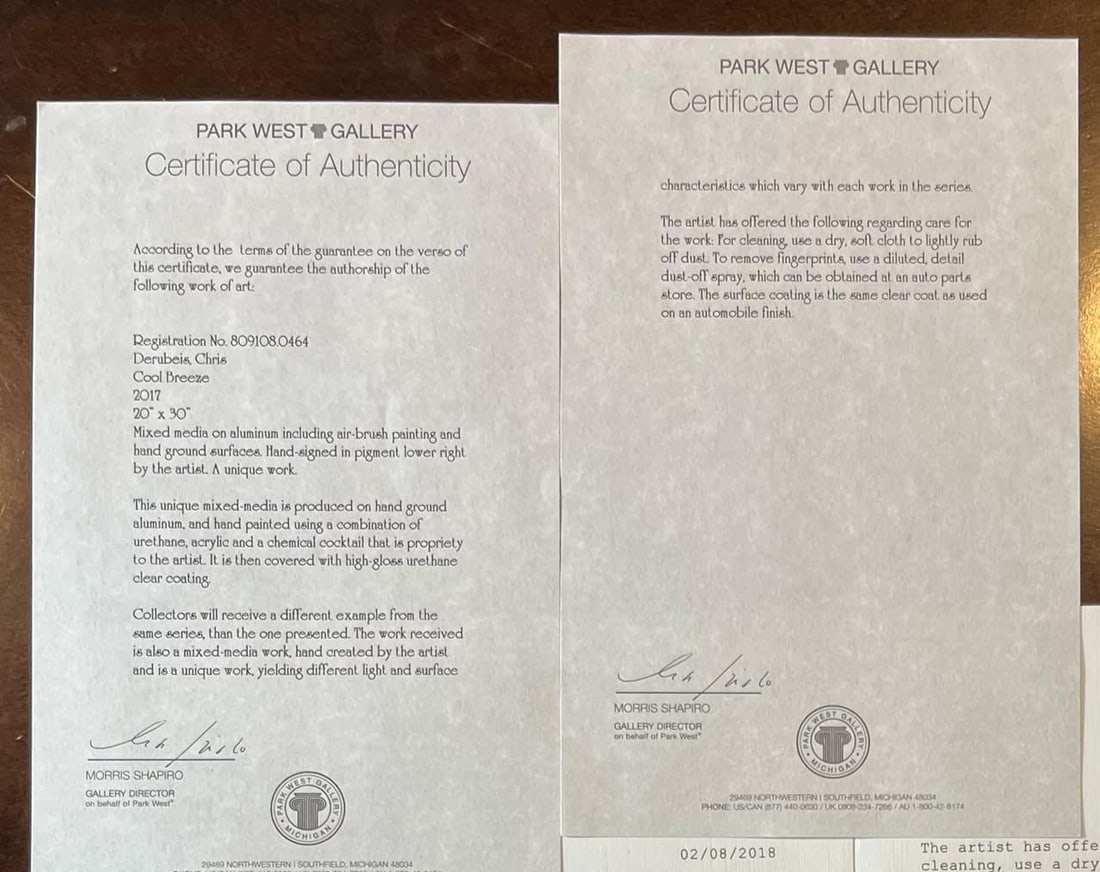 Chris Derubeis "Cool Breeze" Unique - 3