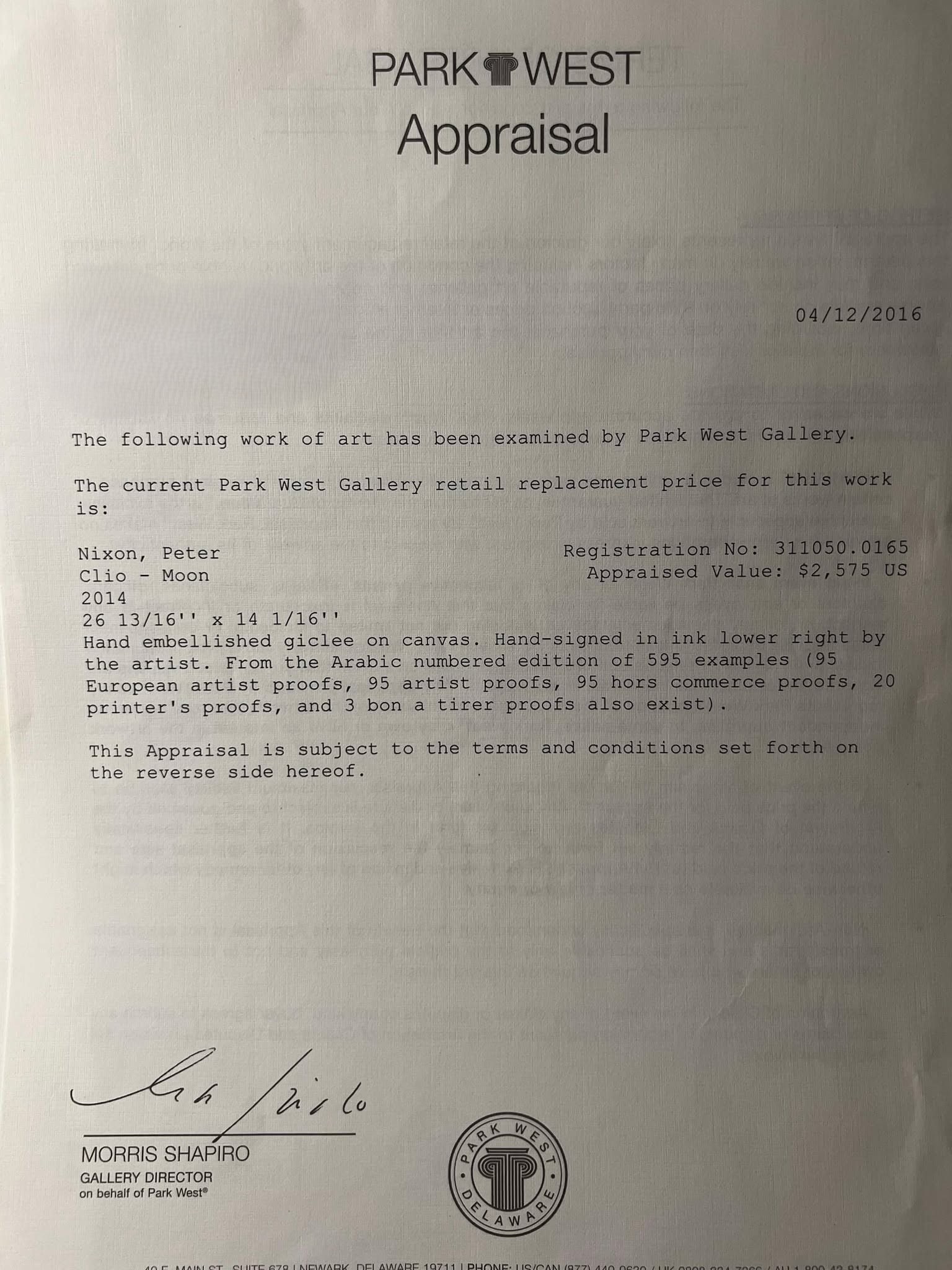 Peter Nixon "Clio - Moon" - 3