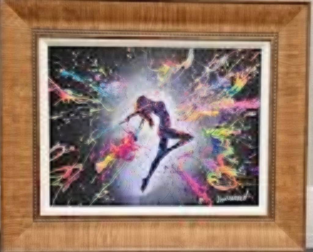 Jim Warren "Creative Energy": Jim Warren "Creative Energy" 2022 Embellished giclee LE