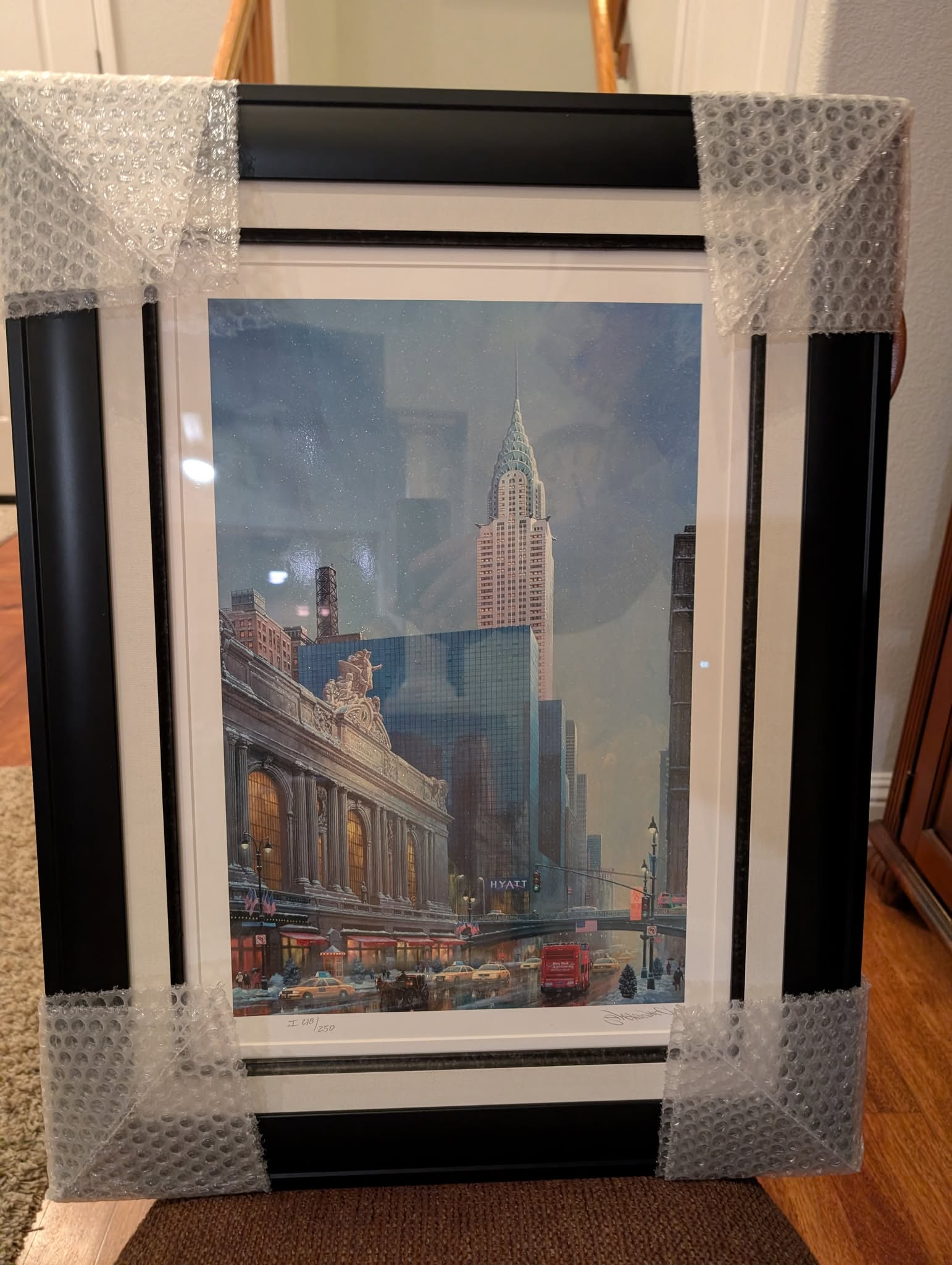 Alexander Chen "Chrysler Building": Alexander Chen "Chrysler Building" 2014 17 1/2" x 11 1/2" image size seriolithograph in color on paper. Hand-signed by the artist in pencil lower right margin and numbered in Arabis, lower left