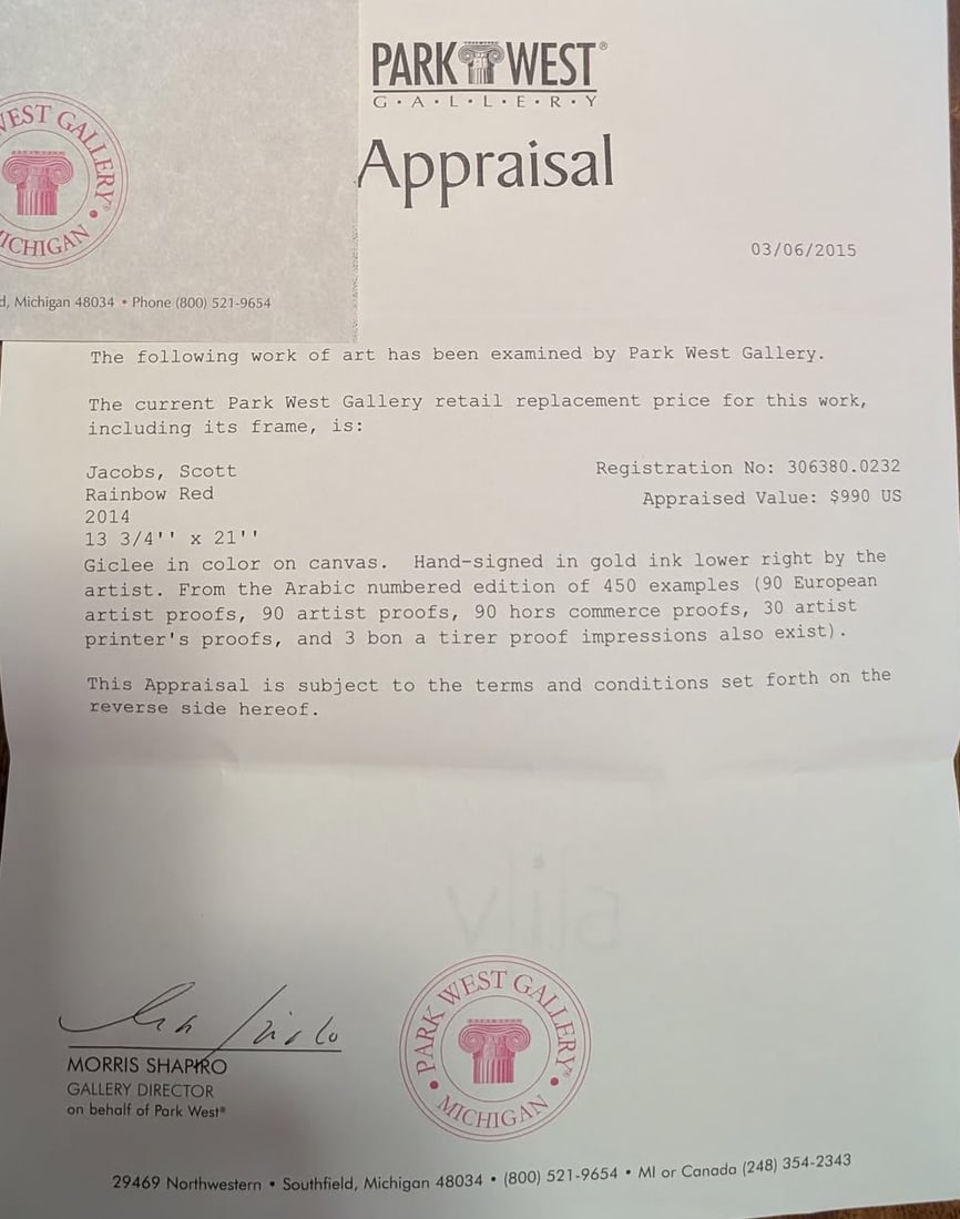 Scott Jacobs "Rainbow Red" - 3