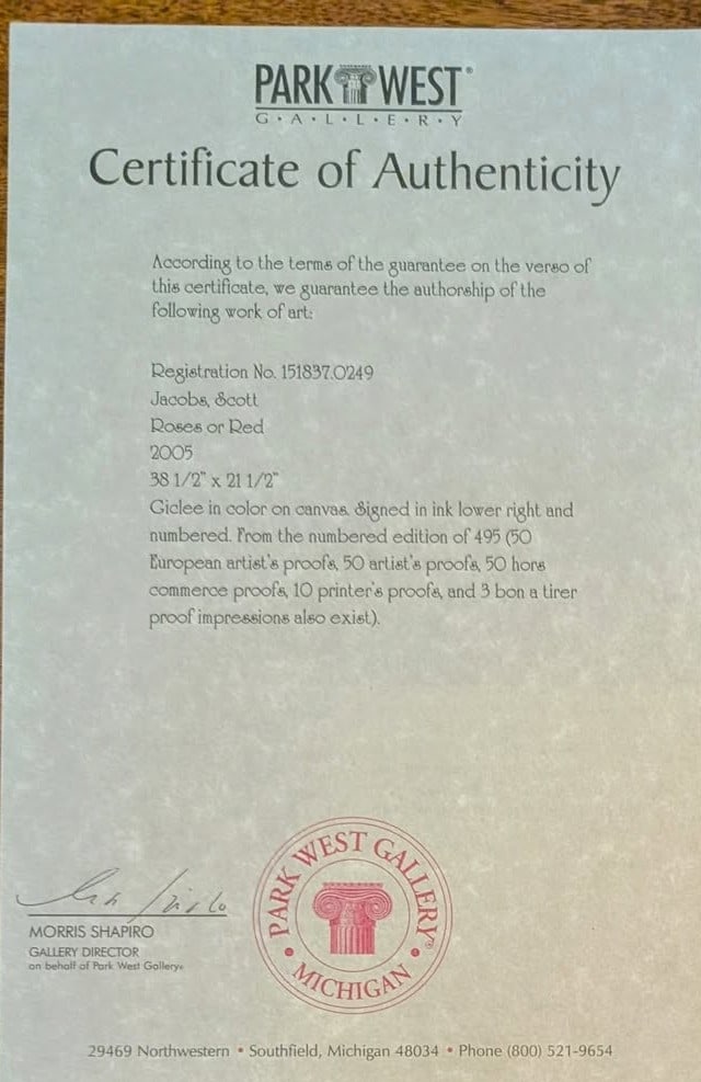 Scott Jacobs "Roses or Red" - 3