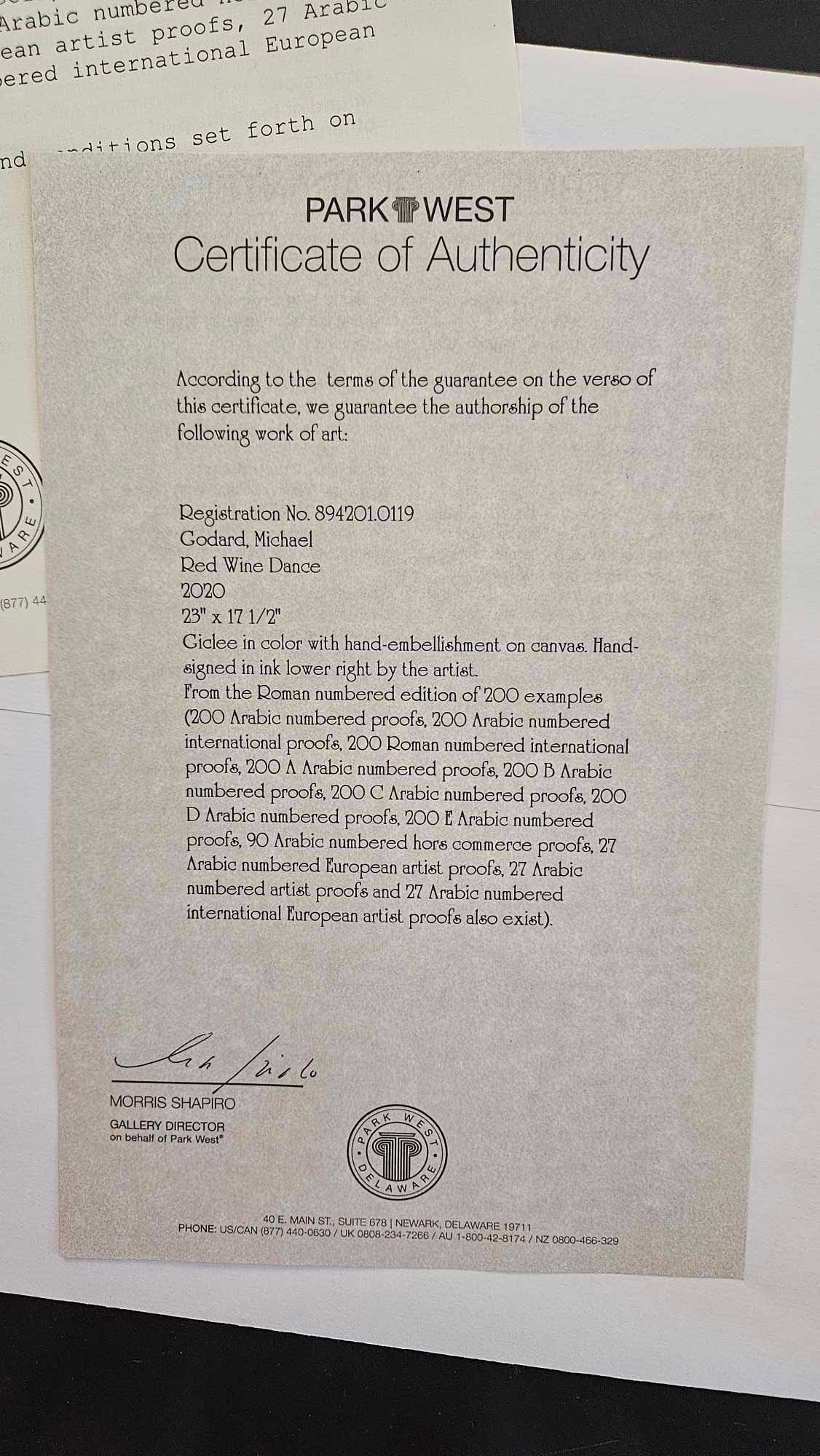 Michael Godard Red Wine Dance - 2