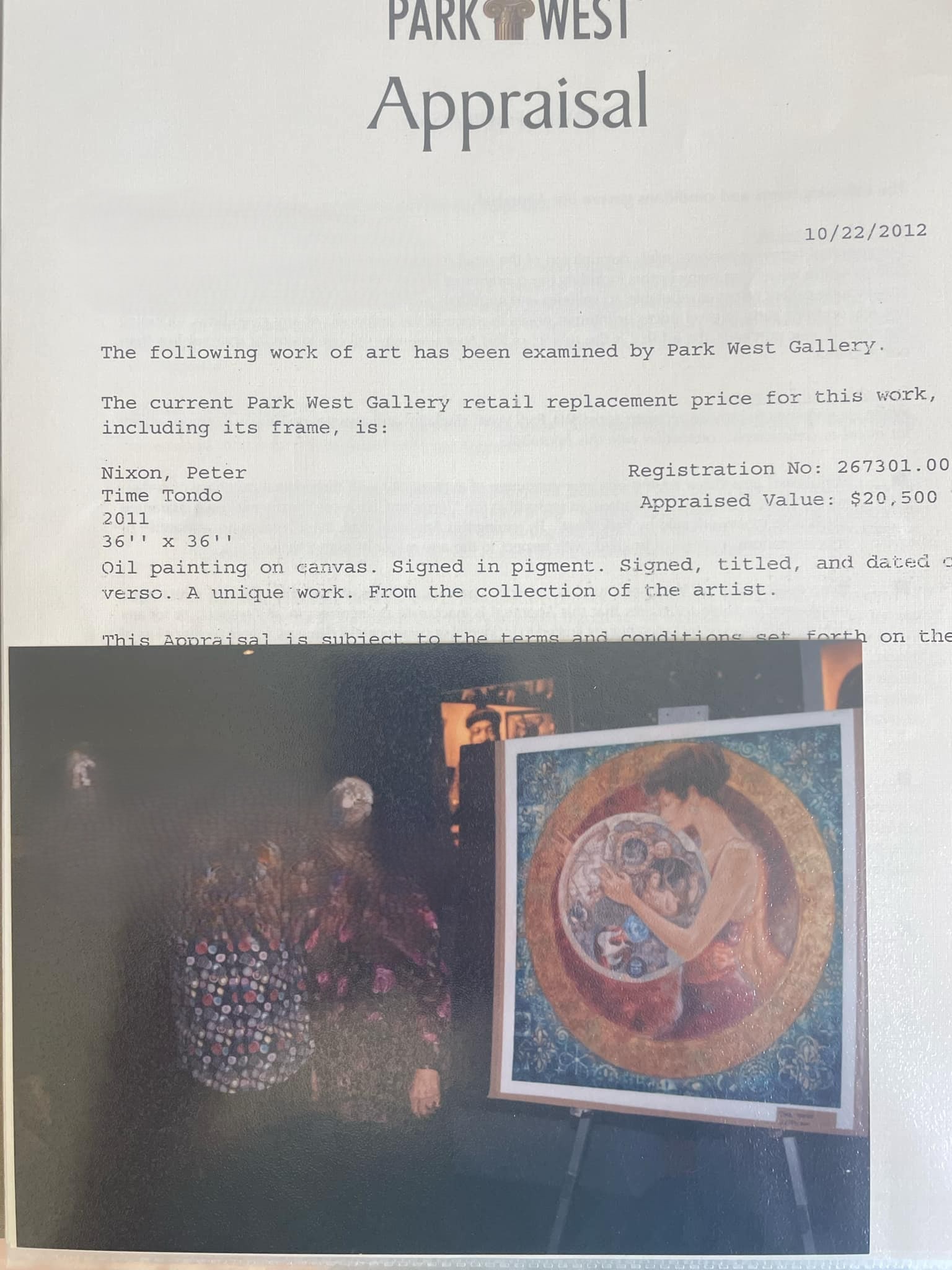 Peter Nixon Time Tondo - 3