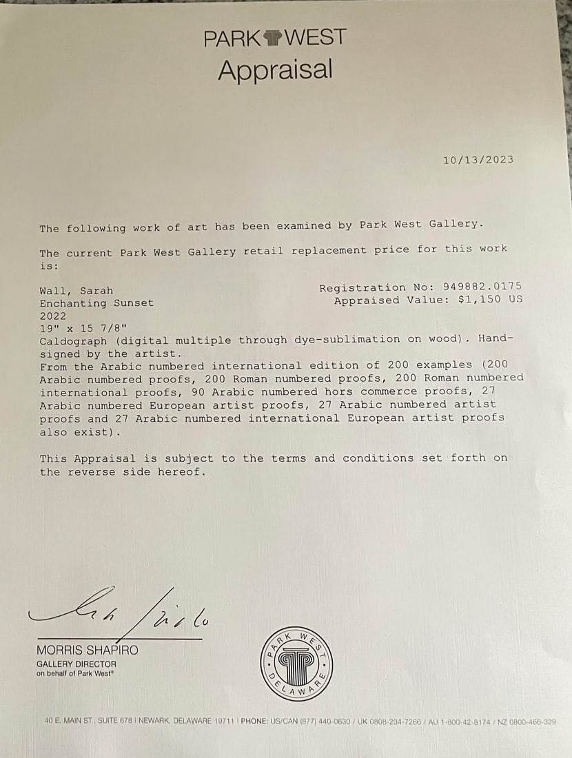 Sarah Wall Enchanting Sunset - 3