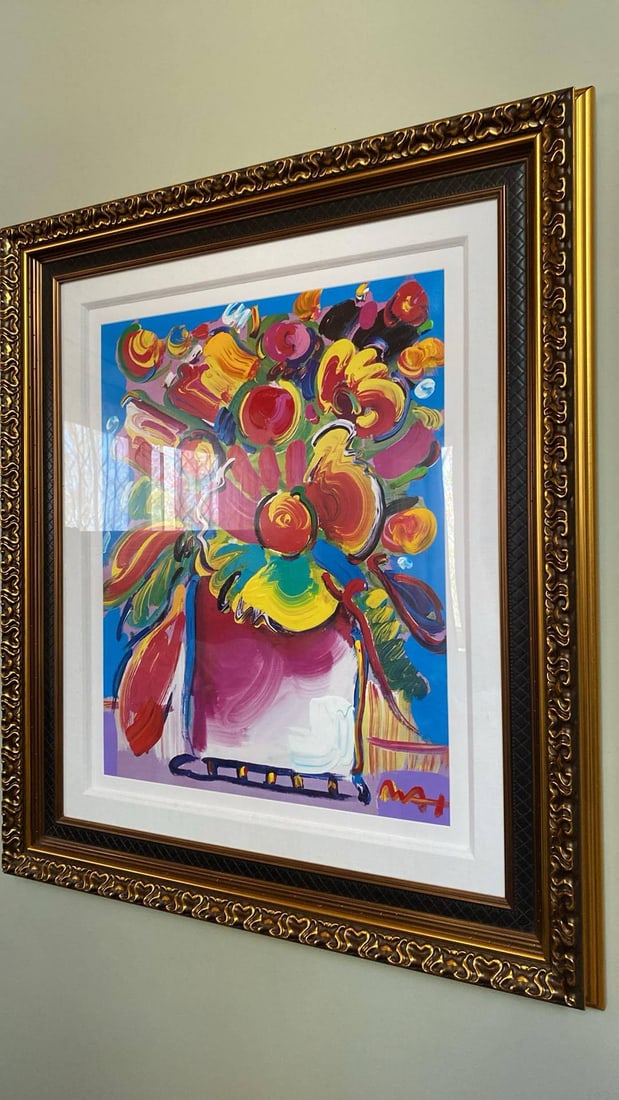 Peter Max "Flowers" - 2