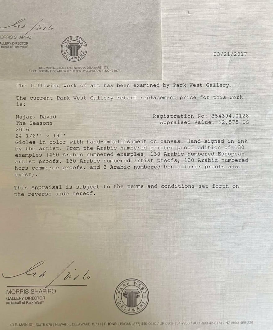 David Najar "The Seasons" - 3