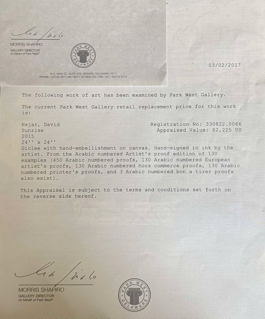 David Najar "Sunrise" - 3