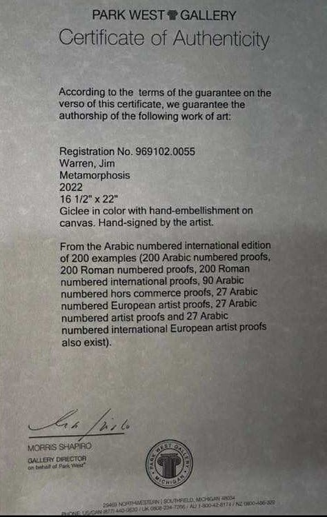 Jim Warren "Metamorphosis" - 2